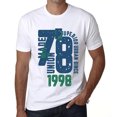 Men Graphic T-Shirt Superior Urban Style Since 1998 26th Birthday ...