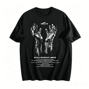 Men Graphic T Shirts 100% Cotton - Casual Crewneck Short Sleeve Tee for Men, Soft Breathable Everyday Top