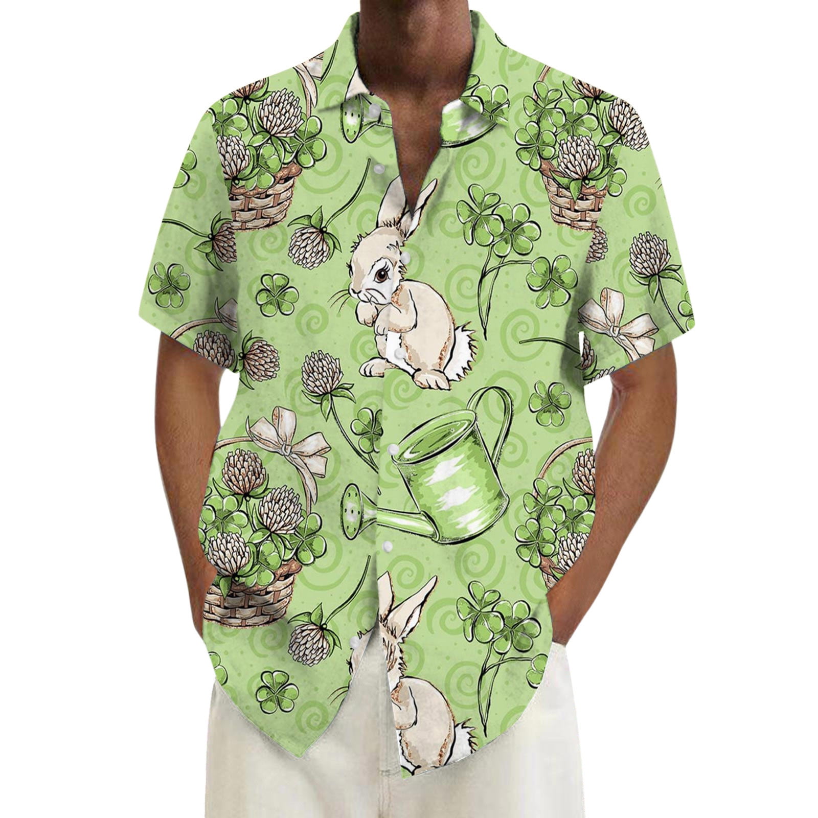 Men Graphic T Shirts For Men Easter Digital 3D Printed Short Sleeve ...