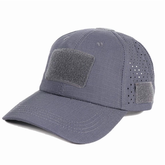 Men Gray Baseball Hat Summer Sun Protection Cycling Breathable Sports Cap