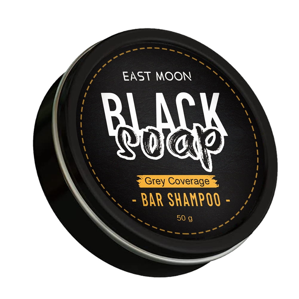 Men Grey Coverage Bar Shampoo Natural Grey Hair Removal Soap for Grey
