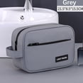 thumbnail image 1 of Men Grooming Bag Travel Dopp Kit Portable Toiletry Organizer for Shaving Kit Large Capacity Toiletries Case with Waterproof Lining Hanging Hook for Bathroom Hotel Storage, 1 of 6