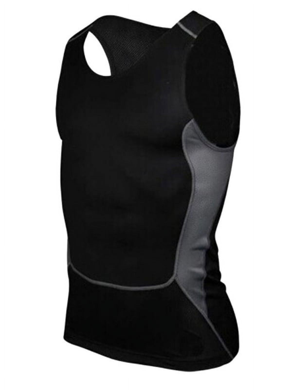 Men Gym Running Sports Compression Shirt Base Layer Tank Tops Sleeveless Vest - image 1 of 2
