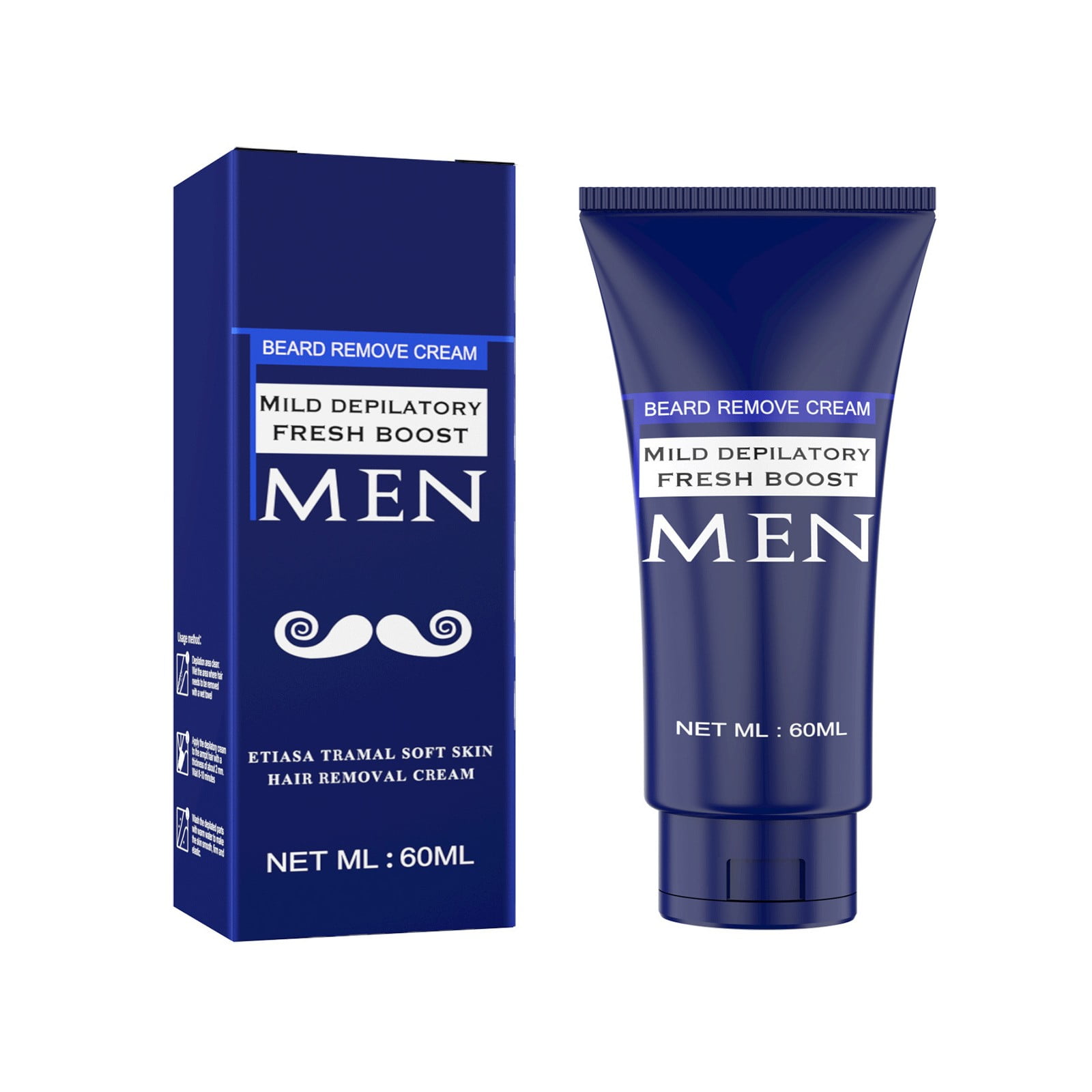 Men Hair Removal Cream Natural Hair Depilatory Bikini Line Hair Removal