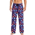 Men Halloween Print Lounge Pants Elastic Waist Ghost Pumpkin Bat ...