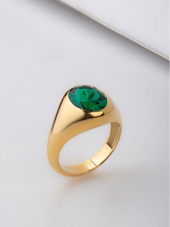 Men Handmade Ring , Green Stone Ring , Emerald Stone Ring , Sterling Silver Vintage Ring , Men Silver Jewelry , Anniversary Gifts for Hims