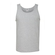 Men Heavy Cotton High-Density 100% Tank Top, Athletic Heather , Medium
