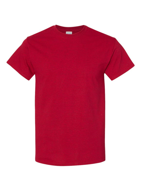 Men Heavy Cotton Multi Colors T-Shirt Color Antique Cherry Red 5X-Large Size