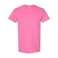 thumbnail image 1 of Men Heavy Cotton Multi Colors T-Shirt Color Azalea 2X-Large Size, 1 of 5