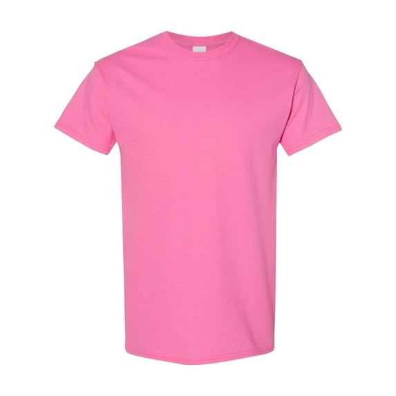 Men Heavy Cotton Multi Colors T-Shirt Color Azalea 3X-Large Size