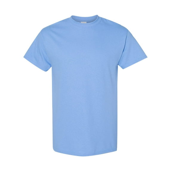 Men Heavy Cotton Multi Colors T-Shirt Color Carolina Blue Large Size
