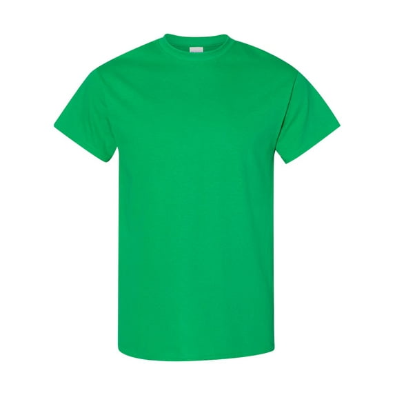 Men Heavy Cotton Multi Colors T-Shirt Color Irish Green 5X-Large Size