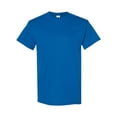 thumbnail image 1 of Men Heavy Cotton Multi Colors T-Shirt Color Neon Blue Small Size, 1 of 5