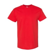Men Heavy Cotton Multi Colors T-Shirt Color Red Medium Size