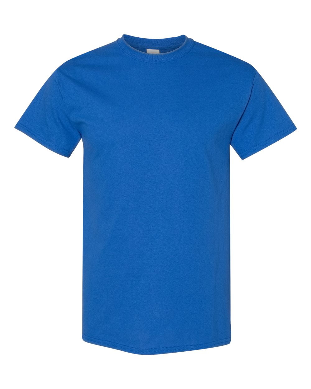 Men Heavy Cotton Multi Colors T-Shirt Color Neon Blue X-Large Size