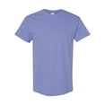 thumbnail image 1 of Men Heavy Cotton Multi Colors T-Shirt Color Violet Small Size, 1 of 5
