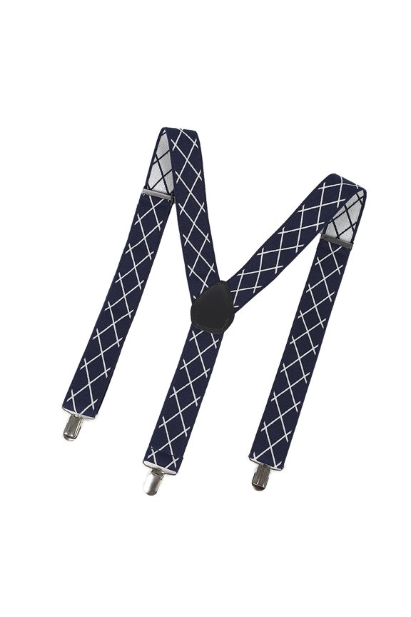 Men Heavy Duty Pants Adjustable Braces Clips Retro Y Back Thick Elastic Strong Accessories Gift Trouser Suspender