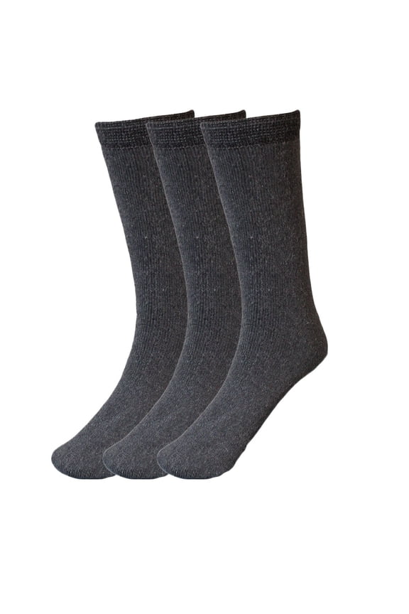 Men Heavy Duty Work Socks 3 Pairs Size 9-11 Gray