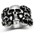 thumbnail image 1 of Men High Polished Stainless Steel Ring with No Stone in No Stone - Size 8, 1 of 1