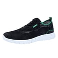 thumbnail image 1 of Men Hiking Sneakers Wide Toe Non S𝗅ip Mesh Breathable Shoes Comfortable Cushion Jogging Shoe Lightweight 𝖫a𝖼e Up Athlet𝗂c Shoes Summer Outdoor Walking Sport Shoes, 1 of 7