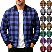 Mens Buffalo Plaid Jackets for Fall and Winter