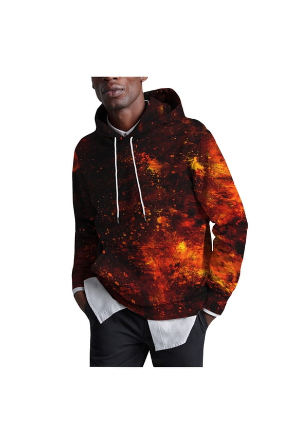 Men Hoodie Graphic Hoodies for Men Sweatshirts for Men Hoodies Pullover Young Mens Hoodies Pullover Graphic Relaxed Fit Long Sleeve Drawstring Casual Drop Shoulder Clothes Apparel 4Xl Red