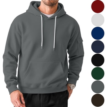 Men Hoodies Sweatshirts Casual Sports Loose Hoodie With Drawstring Collar Pullover And Men's Hoodie with Pocket