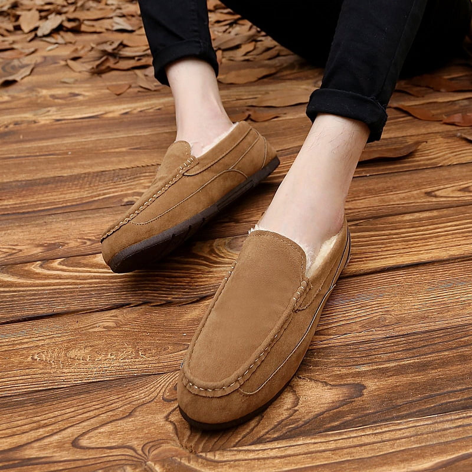 mens bedroom shoes at walmart