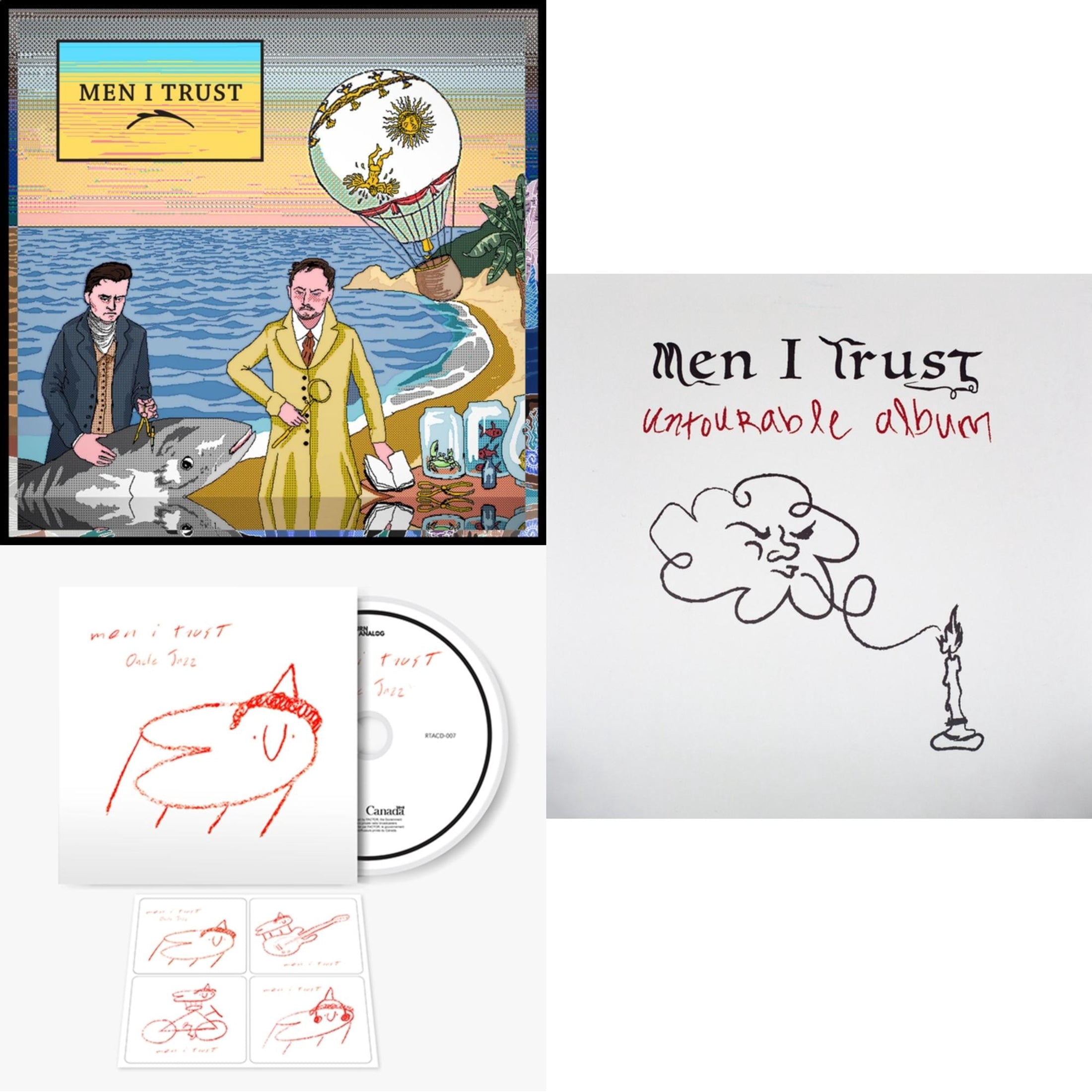 Men I Trust & Oncle Jazz & Japan Untourable Album [CD Bundle 