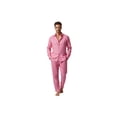 thumbnail image 1 of Men INSERCH premium Soft Linen Breathable 2pc Walking Leisure suit LS29116 Pink, 1 of 4