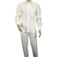 thumbnail image 1 of Men INSERCH premium Soft Linen Breathable 2pc Walking Leisure suit LS29116 white, 1 of 10