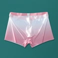 thumbnail image 1 of Men Ice Silk Sheer Underwear Underpants Breathable Ultrathin Boxer Briefs, 1 of 12