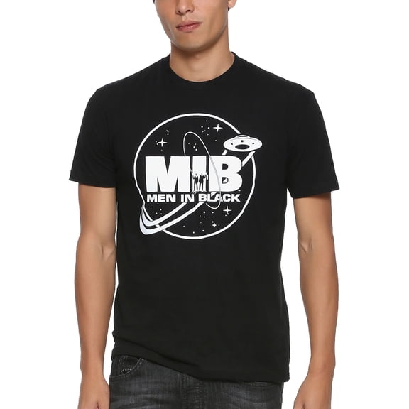 Men In Black MIB Round Logo T-Shirt