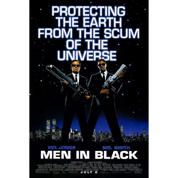 Men In Black Movie poster Metal Sign 8inx 12in Print on Metal 8x12 Square Adults AB Posters