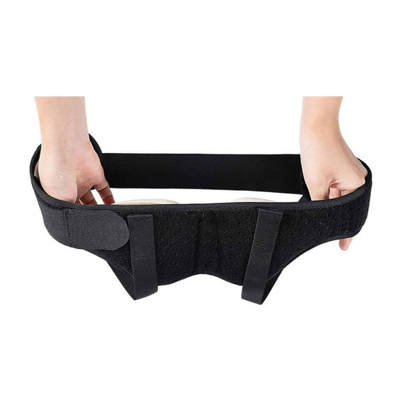 Men Inguinal Hernia Support Belt Double Groin Hernia Pain Relief Truss Brace `ξ P0Y9