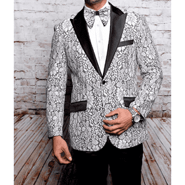 Men Insomnia Manzini Blazer Stage Performer Singer Prom MZN138 Aqua Green Lace Walmart