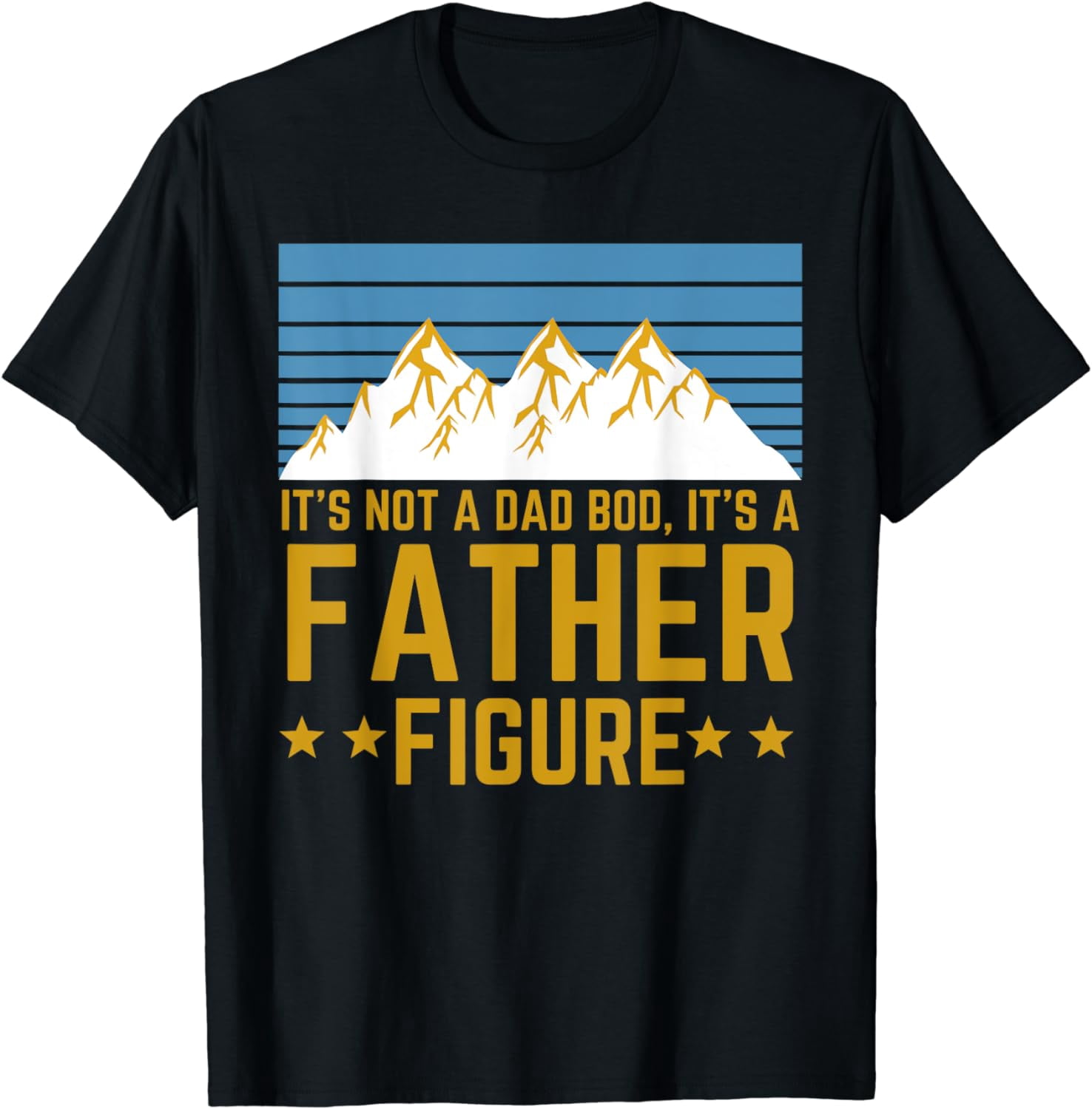 T-shirt Long Father's Day - Dad Bod Father Figure - Côtelé Confortable - Unisexe