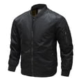 thumbnail image 1 of Men Jacket Men's Oversized And Cotton Outerwear Flight Suit Outdoor Jacket Long Sleeved Suit Jacket Men's Lightweight Jackets Light Jacket Mens Coat Mens Fall Jackets Winter Jackets, 1 of 8