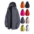 thumbnail image 1 of Men Jacket Waterproof Windproof Casual Warm Workwear Hiking Jacket Outdoor Detachable Liner Coat for Fall Winter, 1 of 7