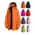 thumbnail image 1 of Men Jacket Waterproof Windproof Casual Warm Workwear Hiking Jacket Outdoor Detachable Liner Coat for Fall Winter, 1 of 7