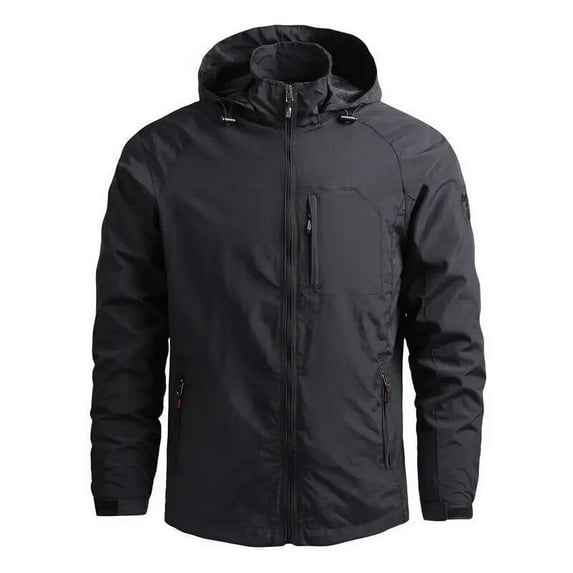 Men Jackets Outdoor Work Wear Windbreaker Waterproof Clothes Plus Size Hiking Camping 5XL