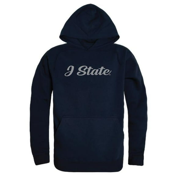 Men Jackson State Tigers Script Hoodie, Navy - 2XL