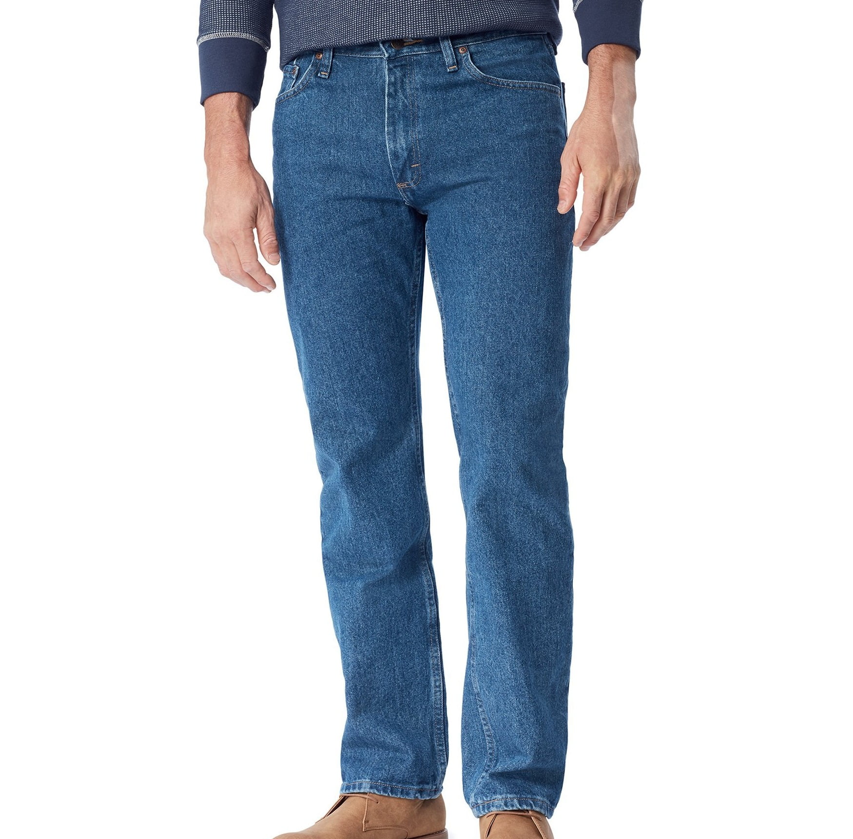 Men Jeans 34X34 Classic 5 Pocket Regular Fit Stretch 34 - Walmart.com