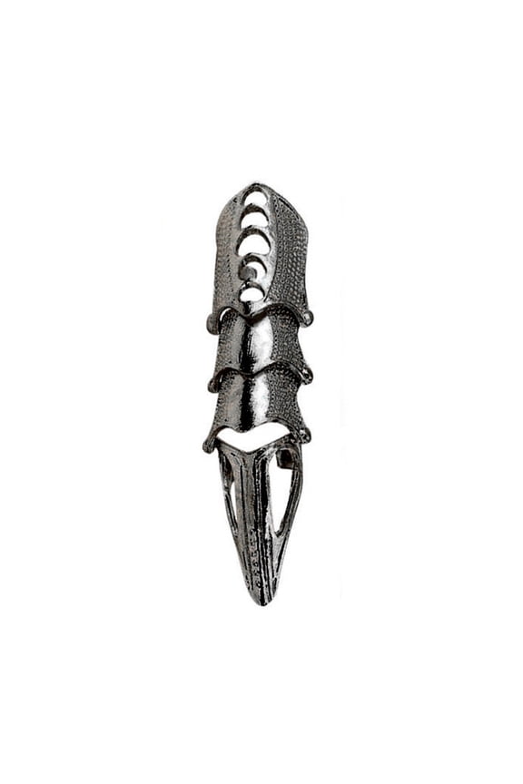 Men Jewelry Silver Knuckles Full Finger Long Double Activity Punk Rock Gothic Cool Halloween