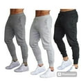 thumbnail image 1 of Men Jogger Pants Sweatpants Athletic Pant Ultra Comfort - 3 Pack, 1 of 1