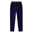 thumbnail image 1 of Men Joggers Sweatpants Baggy Elastic Drawstring Waist Athletic Gym Workout Joggers Comfy Sweat Pants with Pockets,Z01-Navy,XXL, 1 of 5