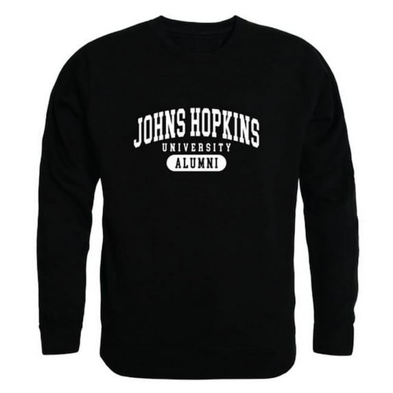 Men Johns Hopkins University Alumni Fleece, Black - Large