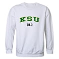 thumbnail image 1 of Men Kentucky State University Thorobreds Dad Crewneck Fleece, White - Small, 1 of 1