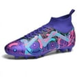Men Kids Fashion Soccer Shoes Cleats Team Sports Training TF/FG Turf