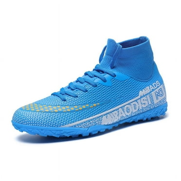 Men & Kids Soccer Cleats, Lightweight Outdoor Shoes for TF/FG Turf & Firm Ground